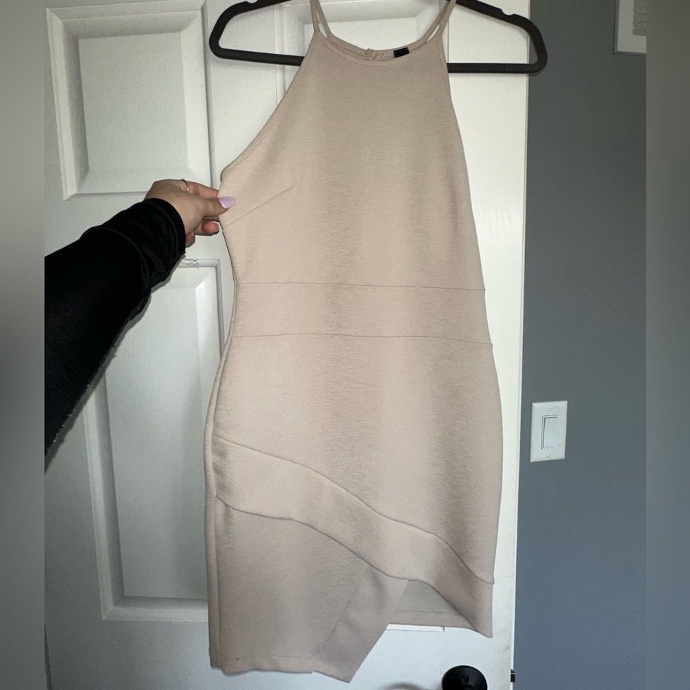 Beige Windsor Dress